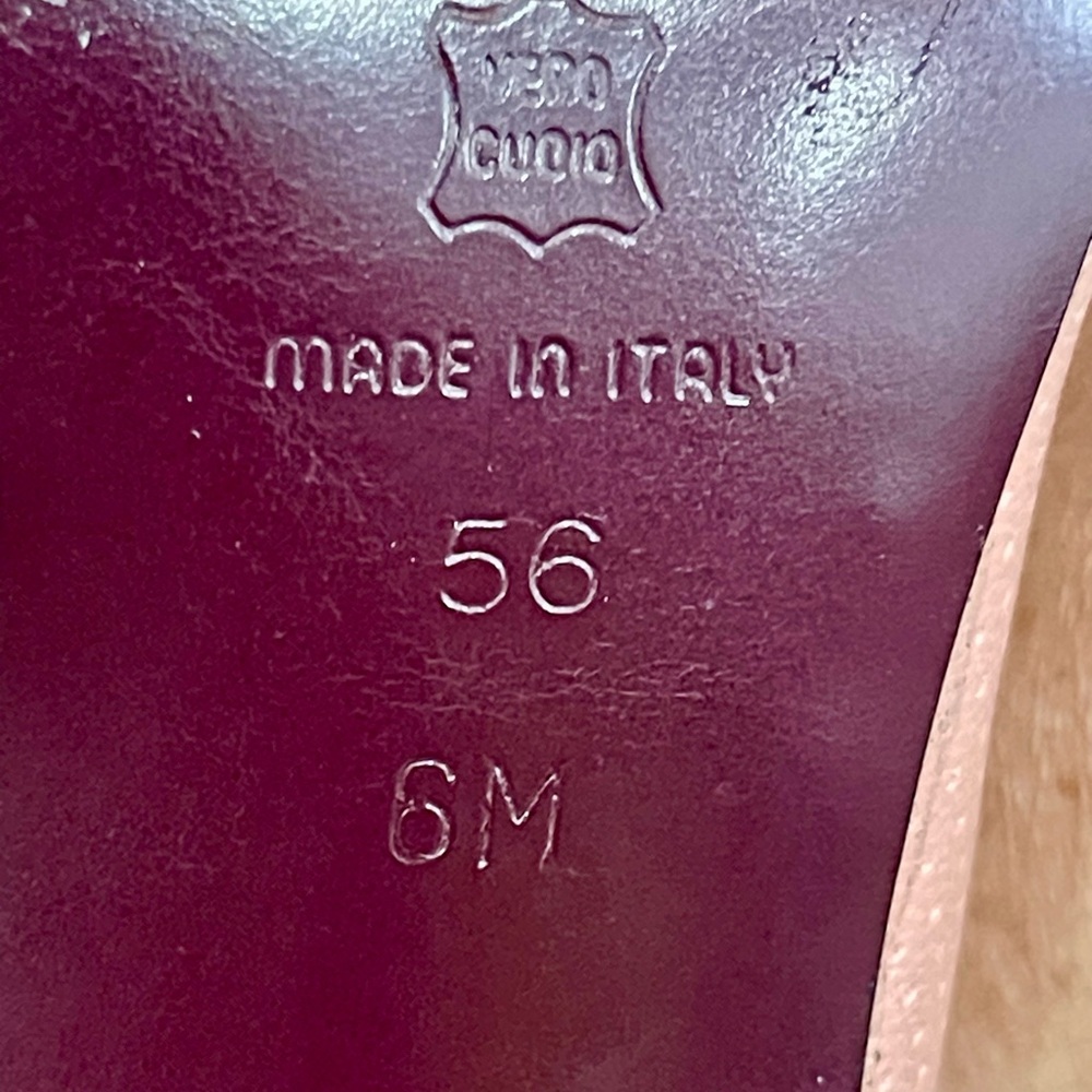 Vintage VIA  SPIGA  pink and black shoes! - Picture 8 of 9